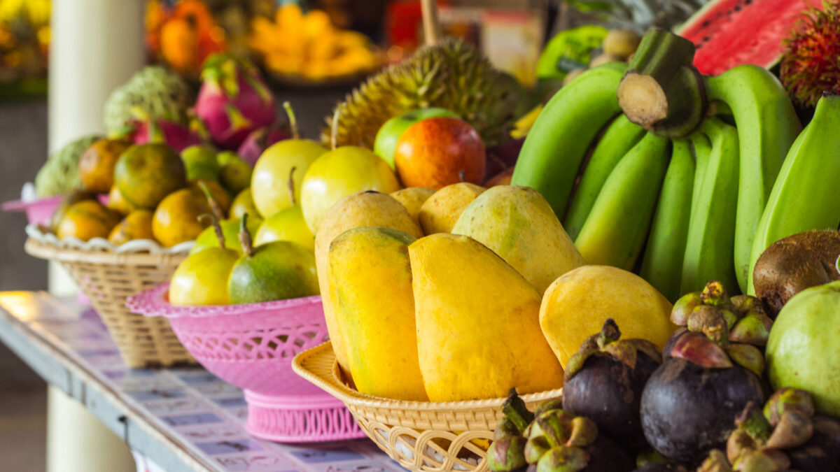 Delicious tropical fruit from Thailand