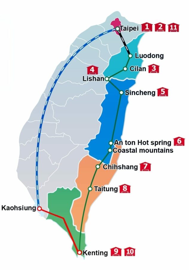 Magic Island of Taiwan Tour