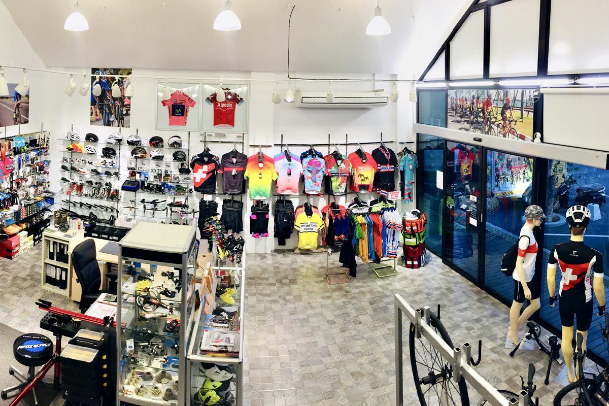 Siambiketours Shop Interior
