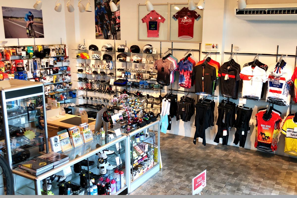 Siambiketours Shop Interior